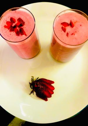 A picture of Strawberry Milk Shake.