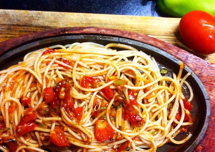 Step-by-Step Guide to Prepare Super Quick Homemade Simple spaghetti