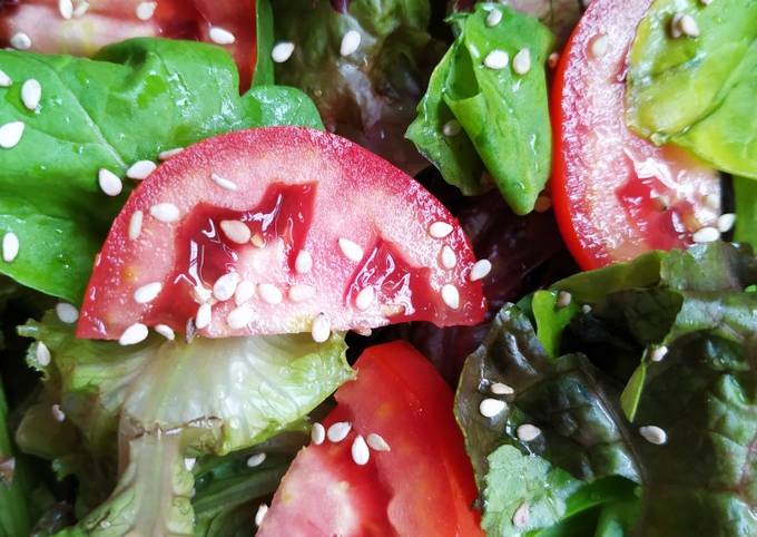 Ensalada De Lechuga Morada, Rúcula Y Tomate 🥬🍅 Receta De Jessi B 🍀🇺🇾 ...