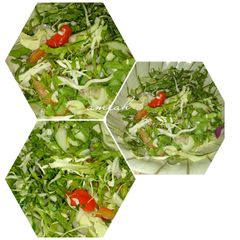 A picture of Cabbage and lettuce salad.