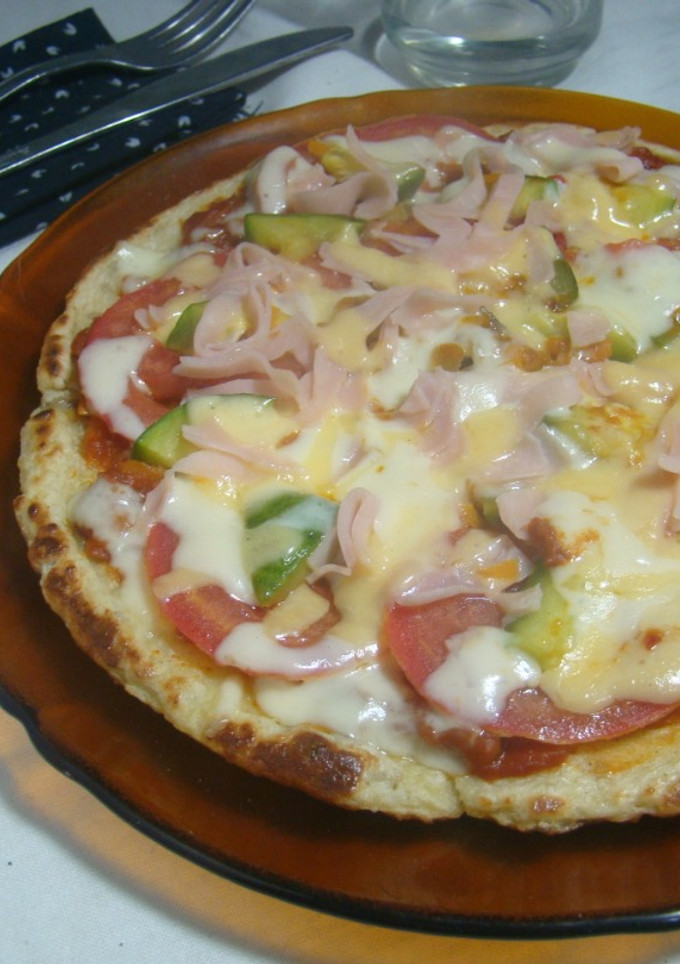 Una foto de Pizza de papa, sin tacc