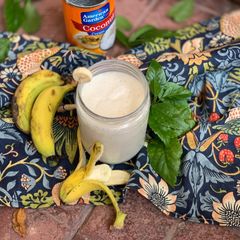 Banana coconut 🥥 Smoothie A picture of Banana coconut 🥥 Smoothie.