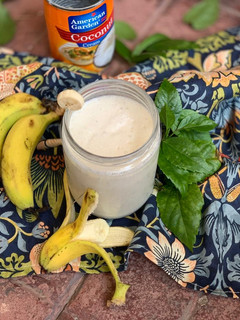 A picture of Banana coconut 🥥 Smoothie.