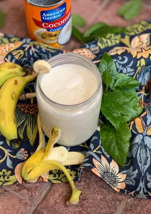 A picture of Banana coconut 🥥 Smoothie.