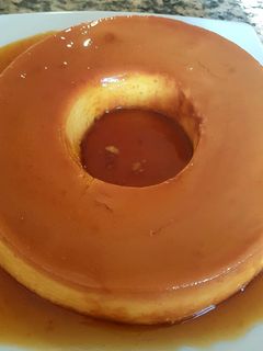 Una foto de Flan Napolitano con caramelo