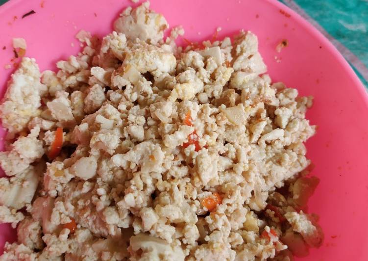 Orak arik tahu telur