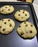 Galletas de avena con chispas de chocolate