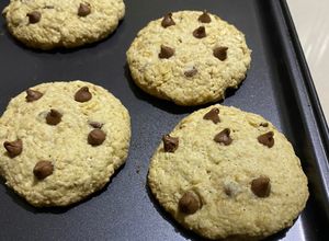 Una foto de Galletas de avena con chispas de chocolate
