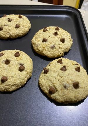 Una foto de Galletas de avena con chispas de chocolate