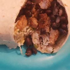 A picture of Rip off Chicken Chipotle burrito.