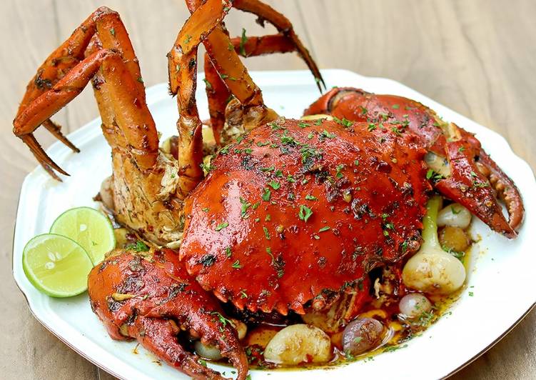 Bumbu Garlic Butter Crab | Cara Membuat Garlic Butter Crab Yang Enak Banget