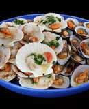 SP.0181 - Sò Điệp & Sò Lông Nướng Mỡ Hành