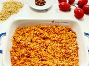 Una foto di fregola al pomodoro