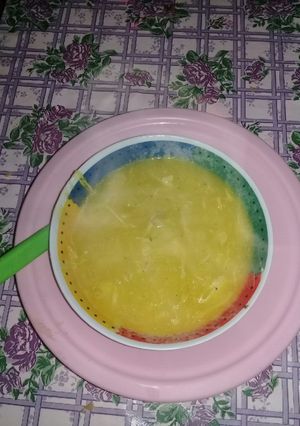 Foto de Caldo de frango e mandioca