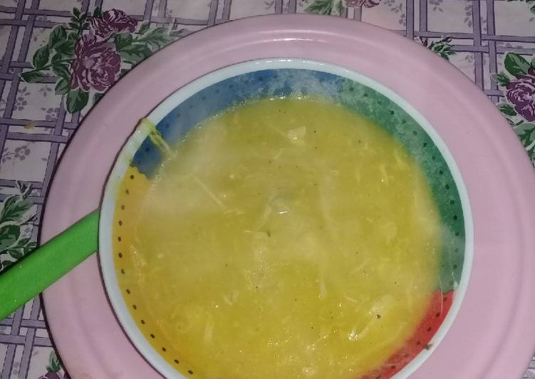 Caldo de frango e mandioca - Tudogosreceitas
