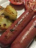 Cocina para principiantes: salchichas con papas picantonas, grilladas