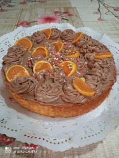 Una foto de Tarta de mandarina