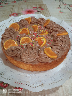 Una foto de Tarta de mandarina