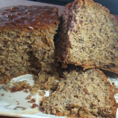 A picture of Banana cake #charityrecipe #4weekschallenge.