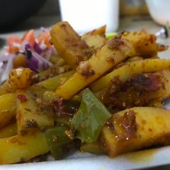 A picture of Tawa masala fries.