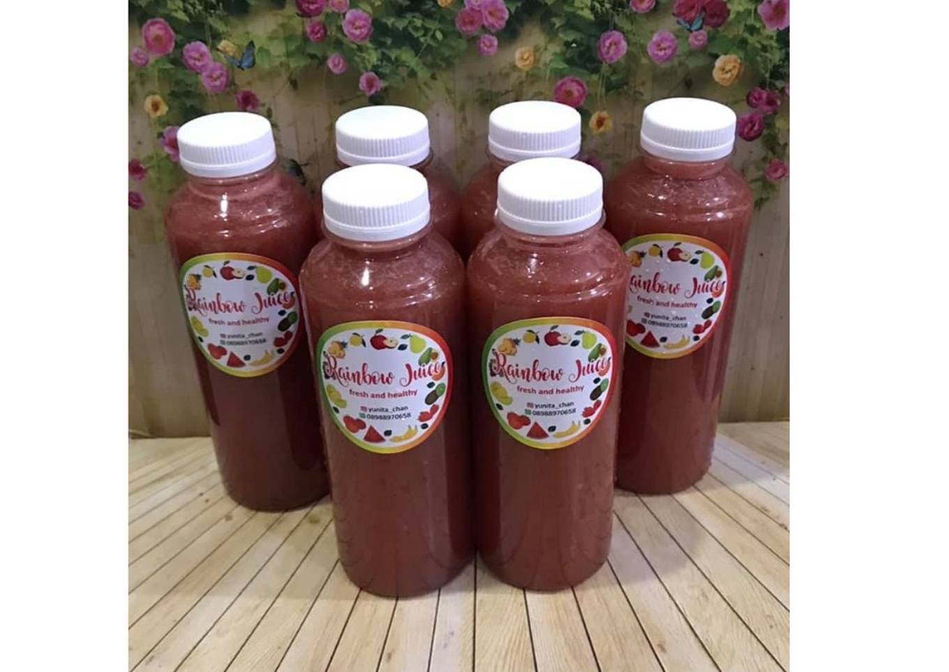 Diet Juice Celery Apple Grape Watermelon