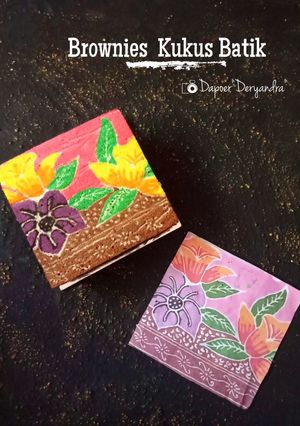 Foto resep Brownies Kukus Batik