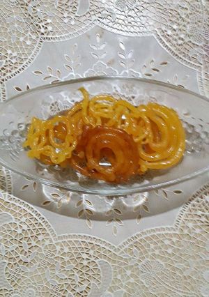 A picture of Dussehra Homemade Jalebi.