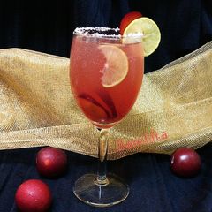 A picture of Fresh Plum Mocktail.
