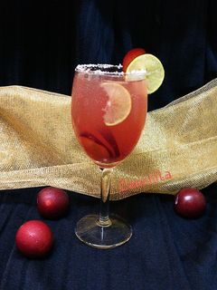 A picture of Fresh Plum Mocktail.
