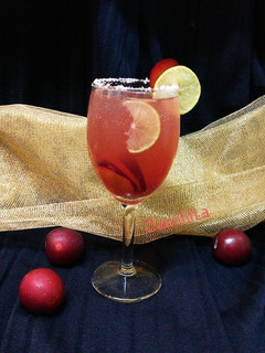 A picture of Fresh Plum Mocktail.