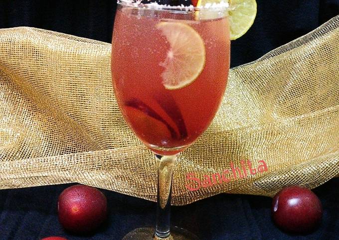 Step-by-Step Guide to Prepare Any-night-of-the-week Fresh Plum Mocktail