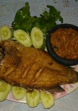 Foto resep Gurami goreng sambal belimbing wuluh