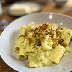 A picture of Creamy romanesco pasta without cream 😍 SO GOOD.