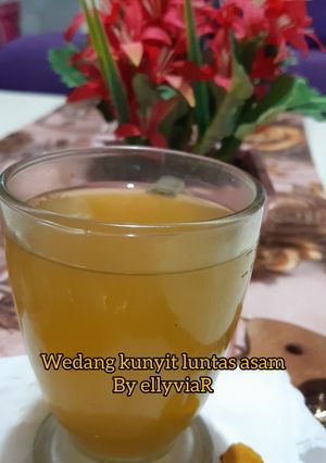 Foto resep Wedang kunyit luntas asam