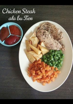 Foto resep Chicken Steak Black pepper ala bu Tien