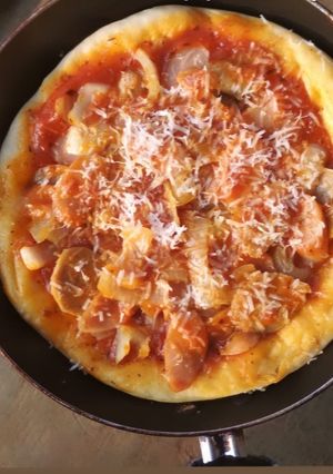 Foto resep Pizza teflon simple
