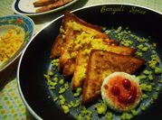 A picture of egg sweet toast