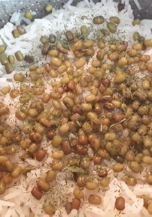 عکسی از دستور ماش پلو با روغن محلی