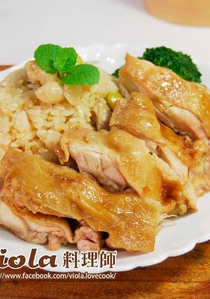 電子鍋料理『雞腿炊飯』 的食譜成品照片