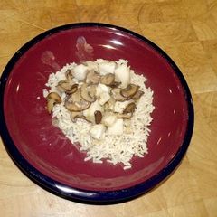 Sauteed Mushrooms and Scallops A picture of Sauteed Mushrooms and Scallops.