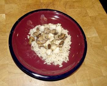 Fresh, Serving Recipe Sauteed Mushrooms and Scallops Delicious and Healthy
