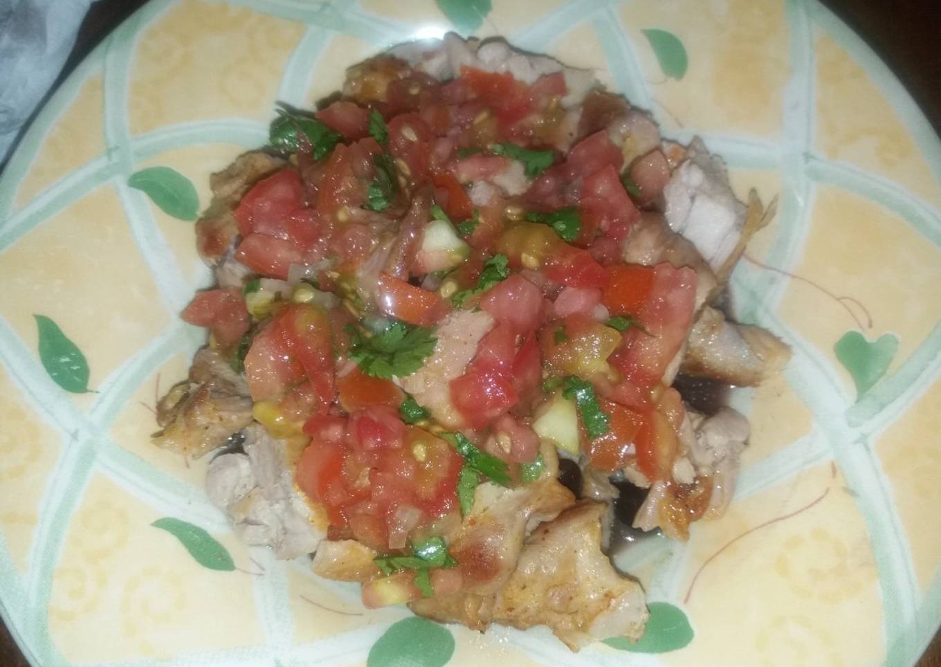 Chikenfrijo (versión del chifrijo)