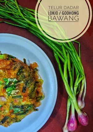 Foto resep Telur dadar LOKIO/ godhong bawang