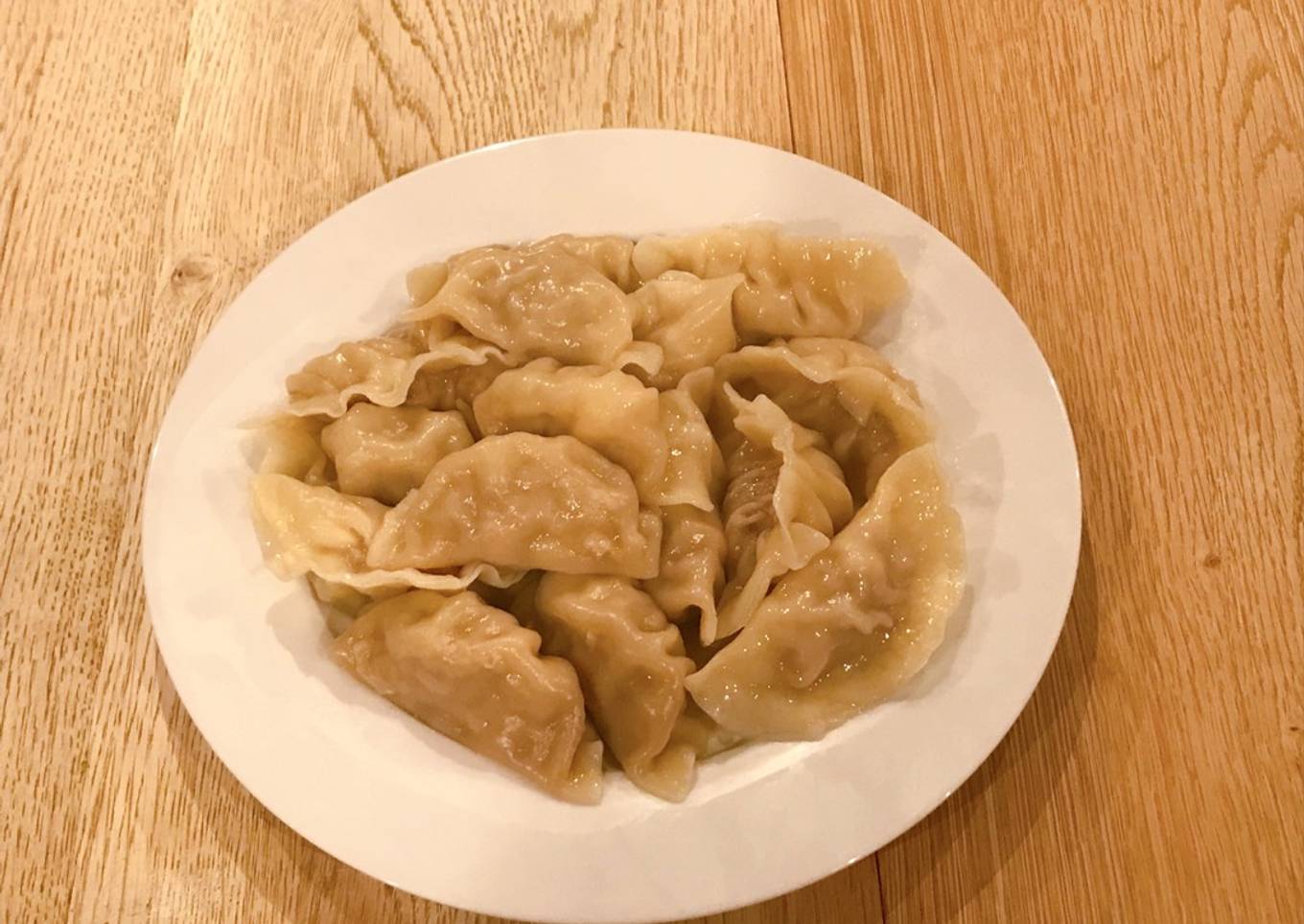 Prawn and pork dumplings