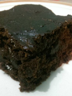 Una foto de Brownie de cacao y calabacín (zucchini)