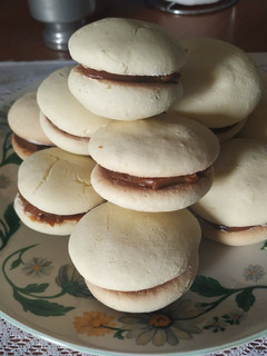 Una foto de Alfajores sin tacc (estilo "maizenitas")