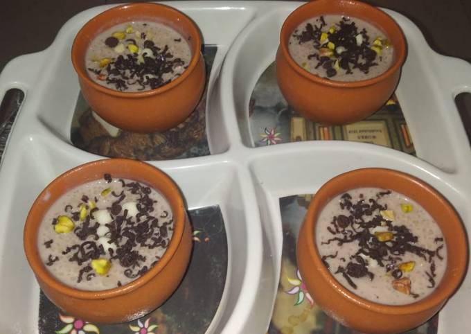 Fresh Chocolate Samak Phirni