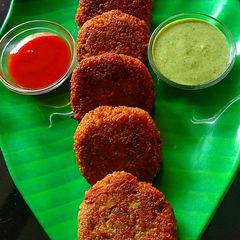 A picture of Quinoa avocado tikki.