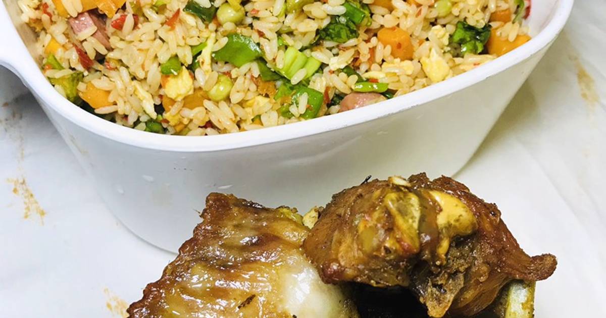 Egg stir fry rice Recipe by chef vickytee Cookpad