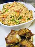 Egg stir fry rice
